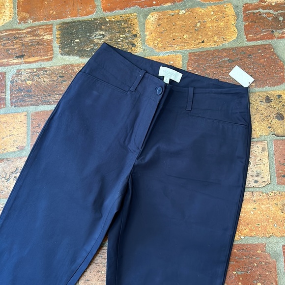 Talbots NWT navy crop pants sz4 - Picture 6 of 11